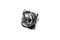 [E] น็อตยึดสายไฟ สแตนเลสชุบนิกเกิ้ล M3.5x6 mm พร้อมแหวนทรงสี่เหลี่ยม ขนาด 8x8 mm